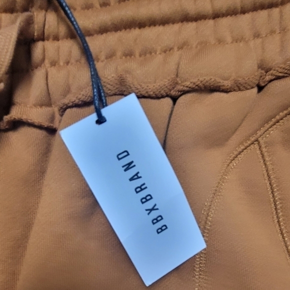 BBXBRAND Luxury Brown Mocha Terry Joggers - NWT - Picture 5 of 7